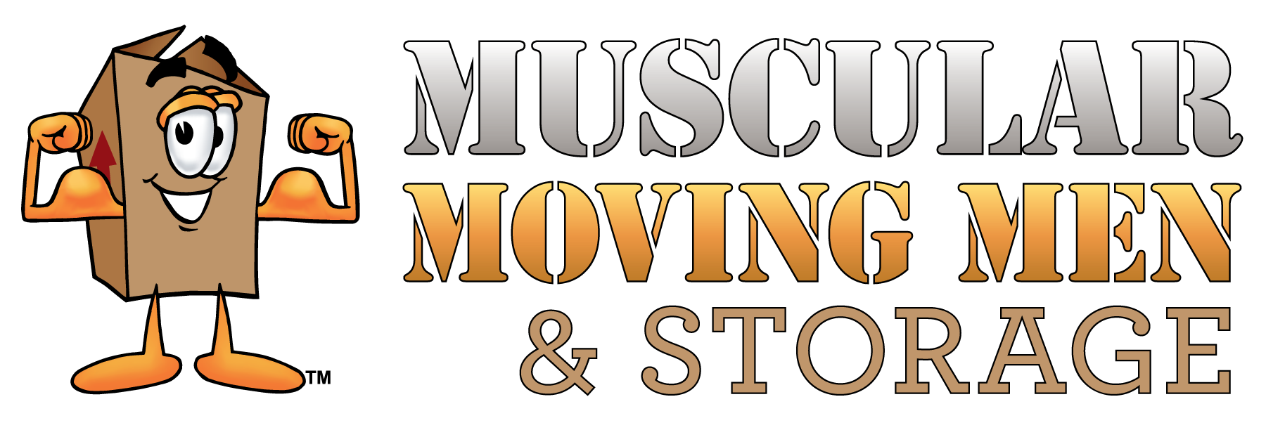 Muscular Moving Men Logo